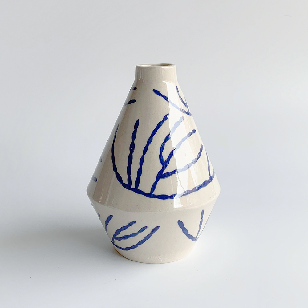 [SOPHIE ALDA] Coral Diamond Vase