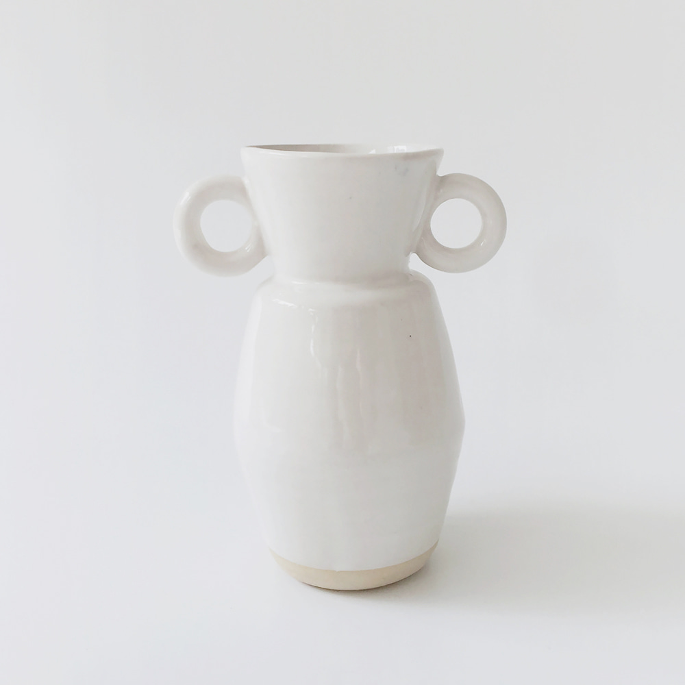 [SOPHIE ALDA] Flood Vase In White
