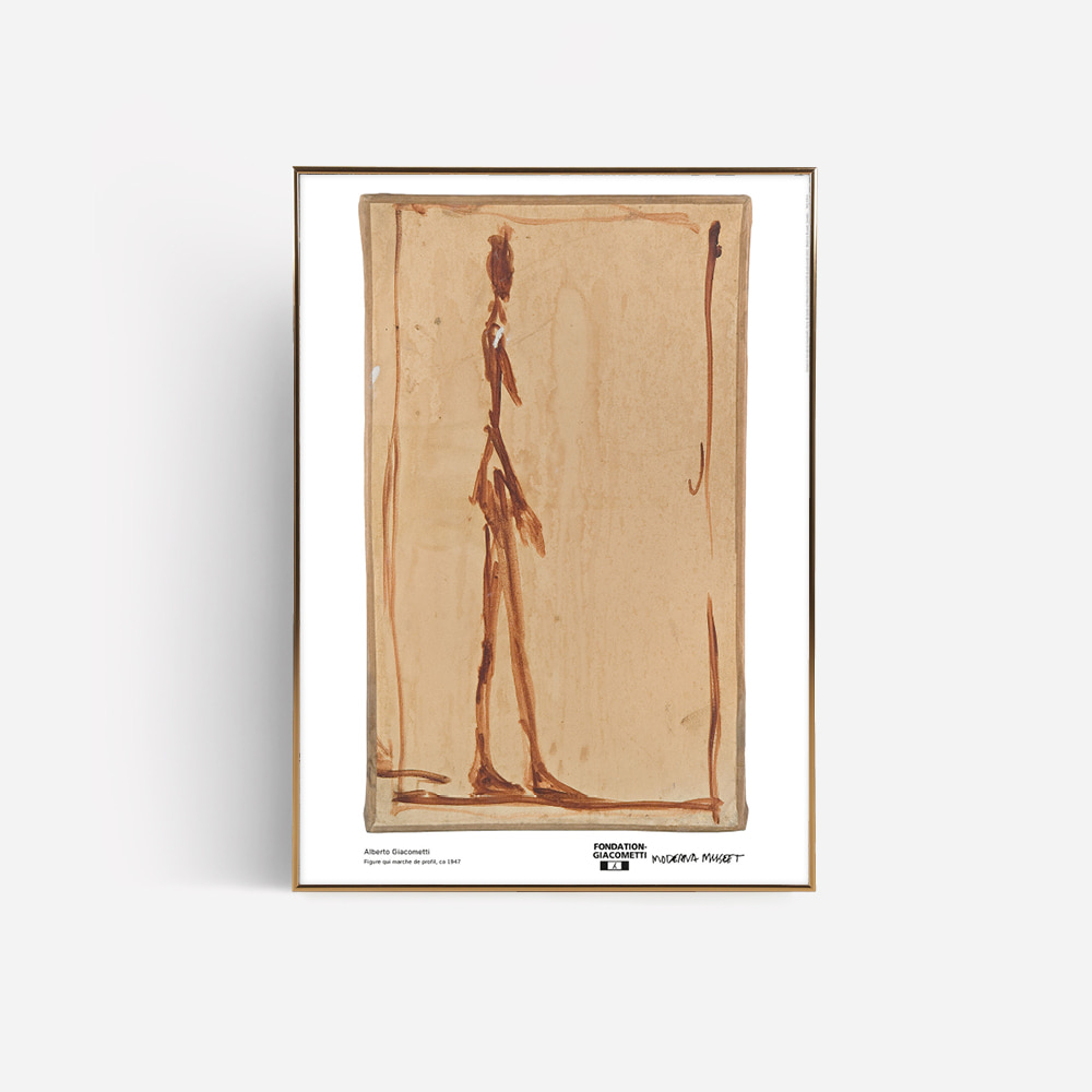 [Alberto Giacomett] Figur qui marche de profil