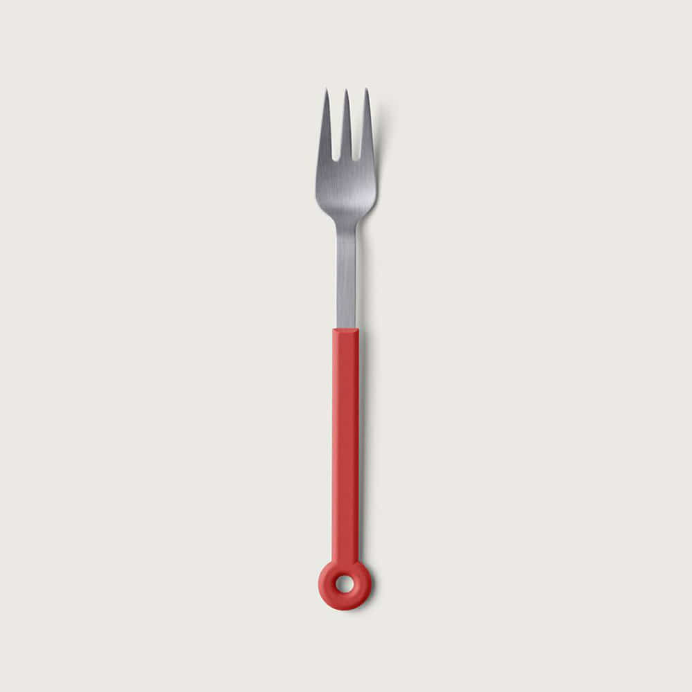 [MONO] Mono Ring dessert fork red