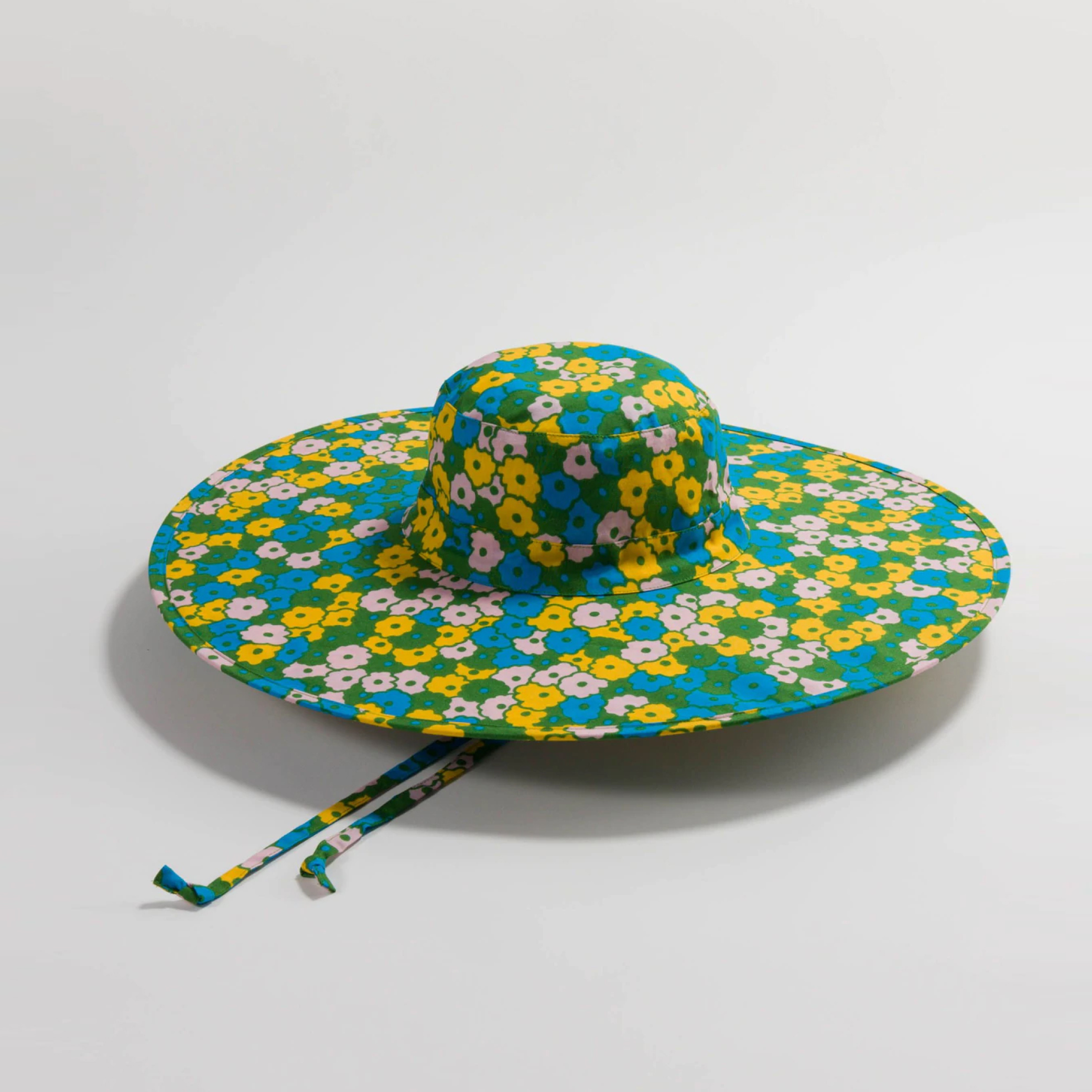 [BAGGU] Packable Sun Hat_Flowerbed