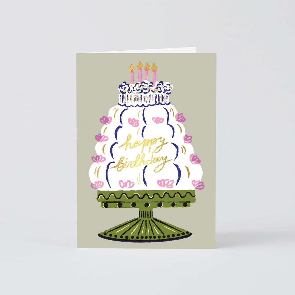 [WRAP] Happy Birthday Cake Card